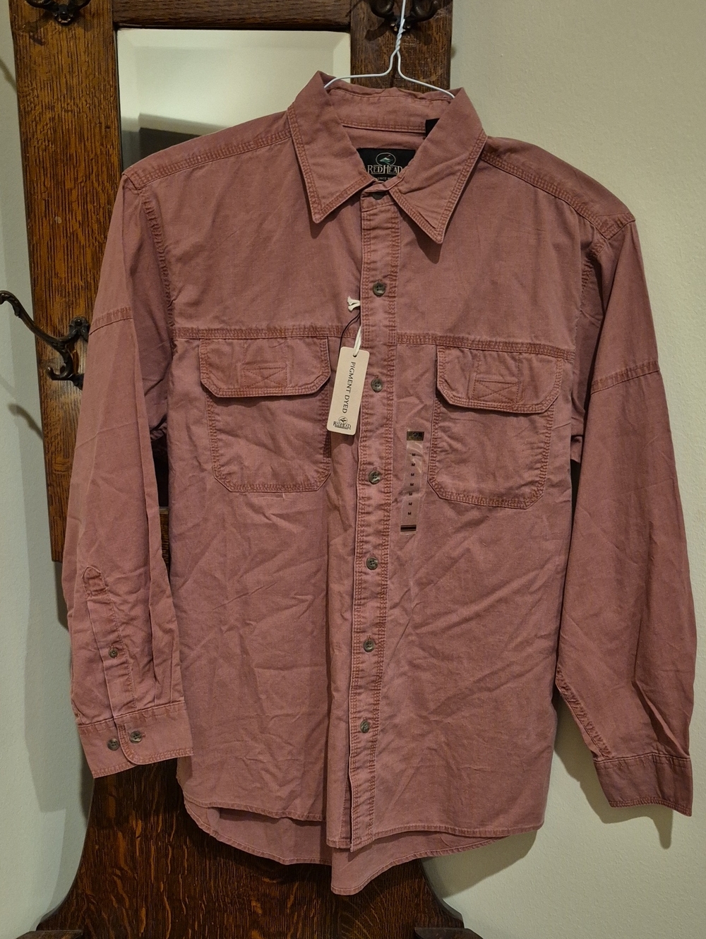 Red Head Button Up